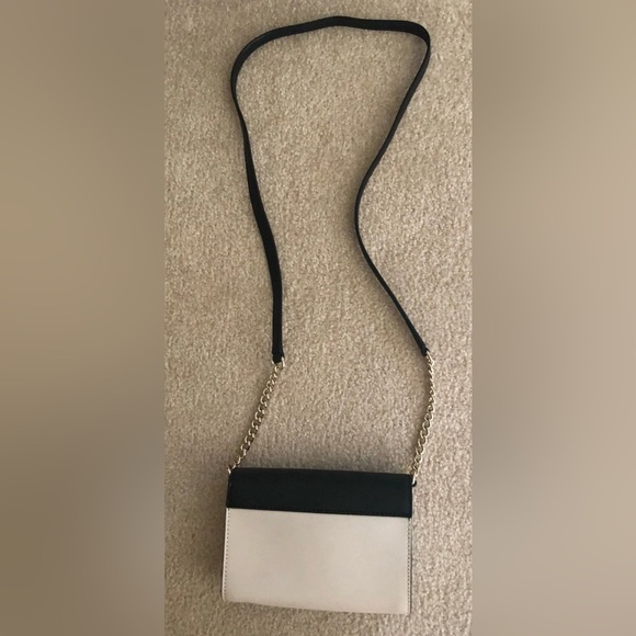 Kate Spade New York Cedar Street Saffiano Genuine Leather Black/Cream Crossbody - Picture 5 of 14